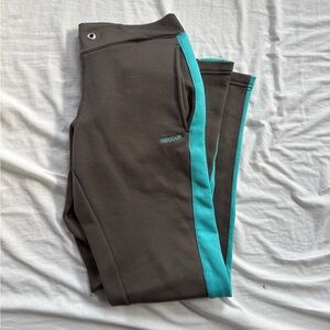 Reebok Kids' Dark Gray and Aqua Joggers